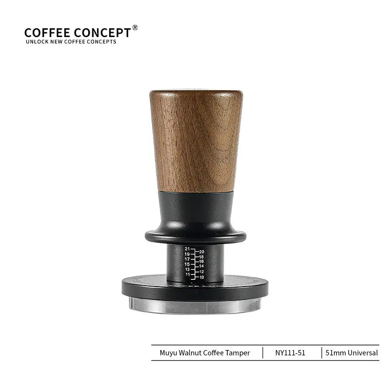 Best Espresso Tamper for Consistent Shots - Muyu Constant Force Spring Tamper Under $24 COFFEECONCEPT