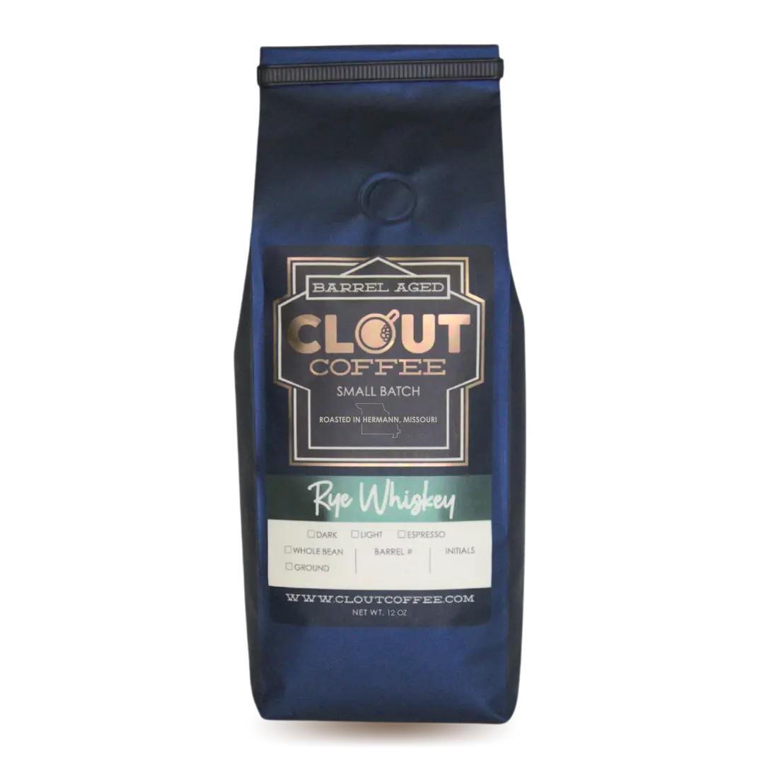 RYE WHISKEY BARREL AGED | 12OZ Clout Coffee