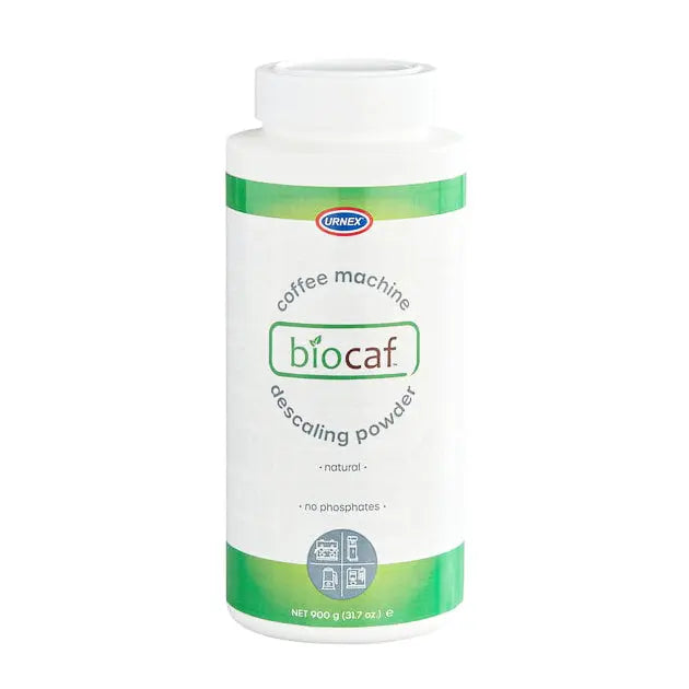 Urnex Biocaf Coffee Machine Descaler Powder – 900 g (31.47 oz) Espresso Parts