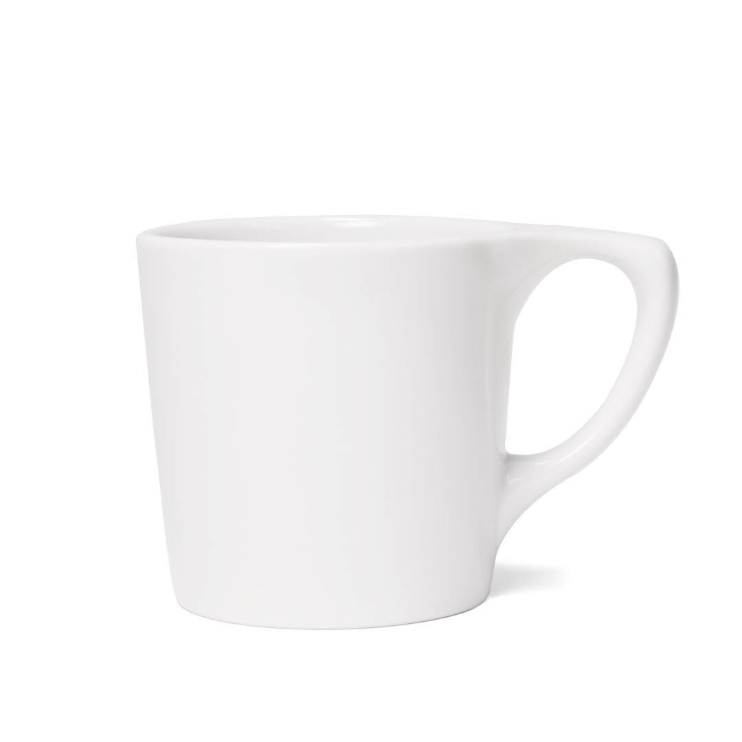 12oz Lino Coffee Mug - White Espresso Parts