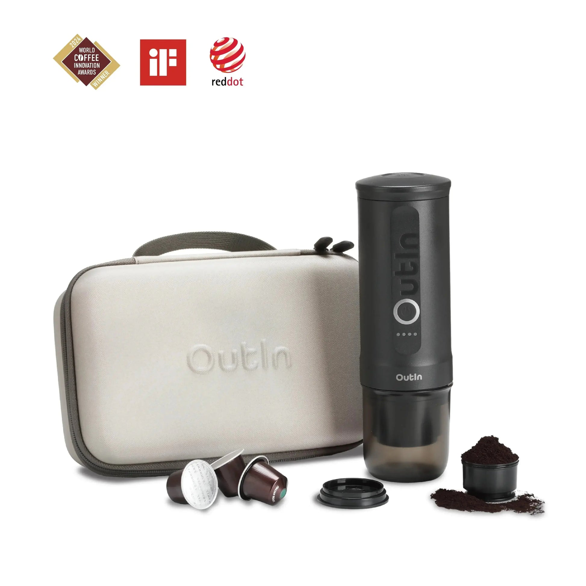 Traveler Espresso Gift Set (Space Grey) OutIn