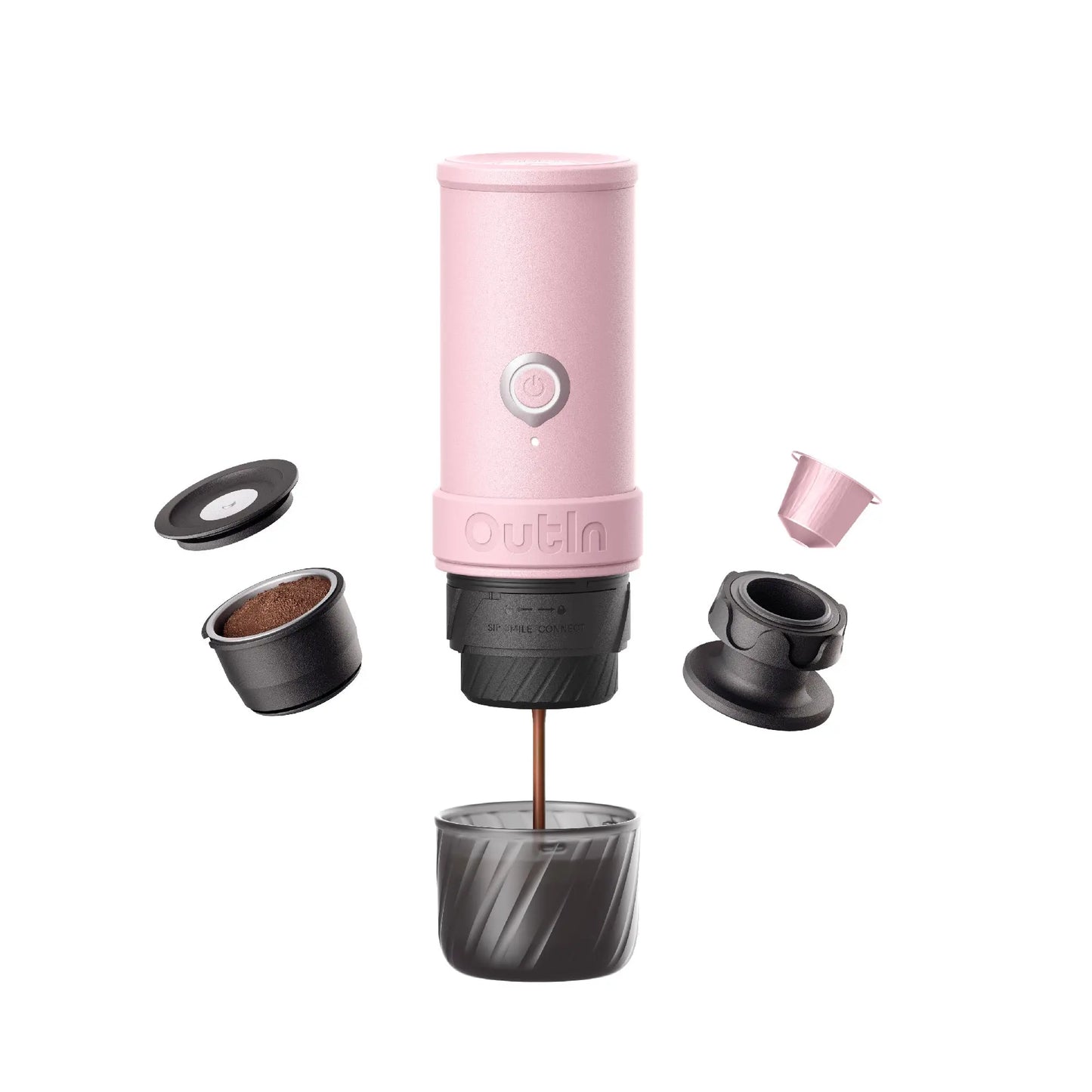 Mino Portable Espresso Machine (Rose Clay) X BCRF OutIn
