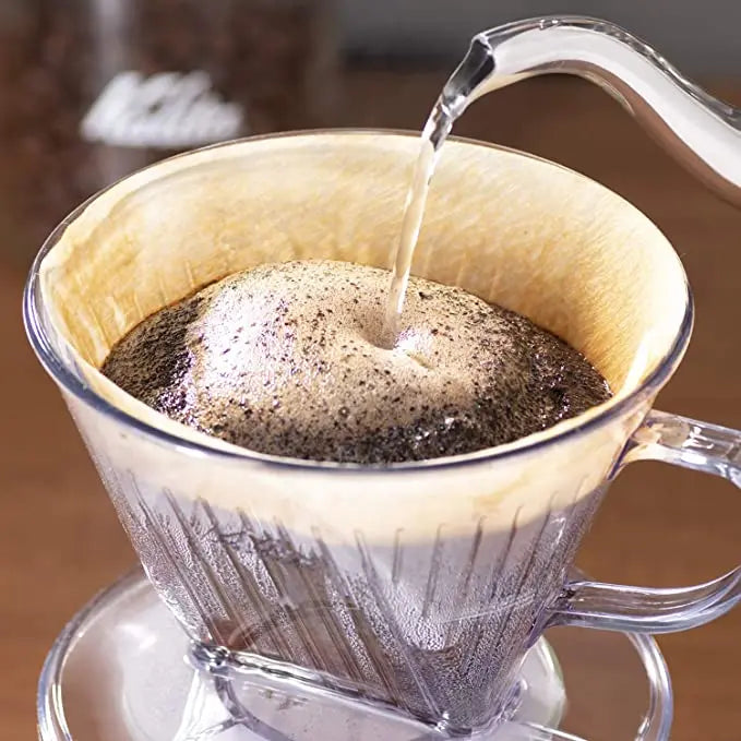 Kalita Style 103 Wide Brim Coffee Dripper - Clear Plastic Espresso Parts