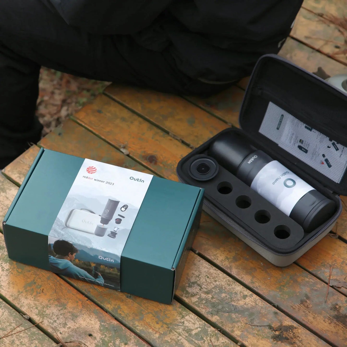 Traveler Espresso Gift Set (Space Grey) OutIn