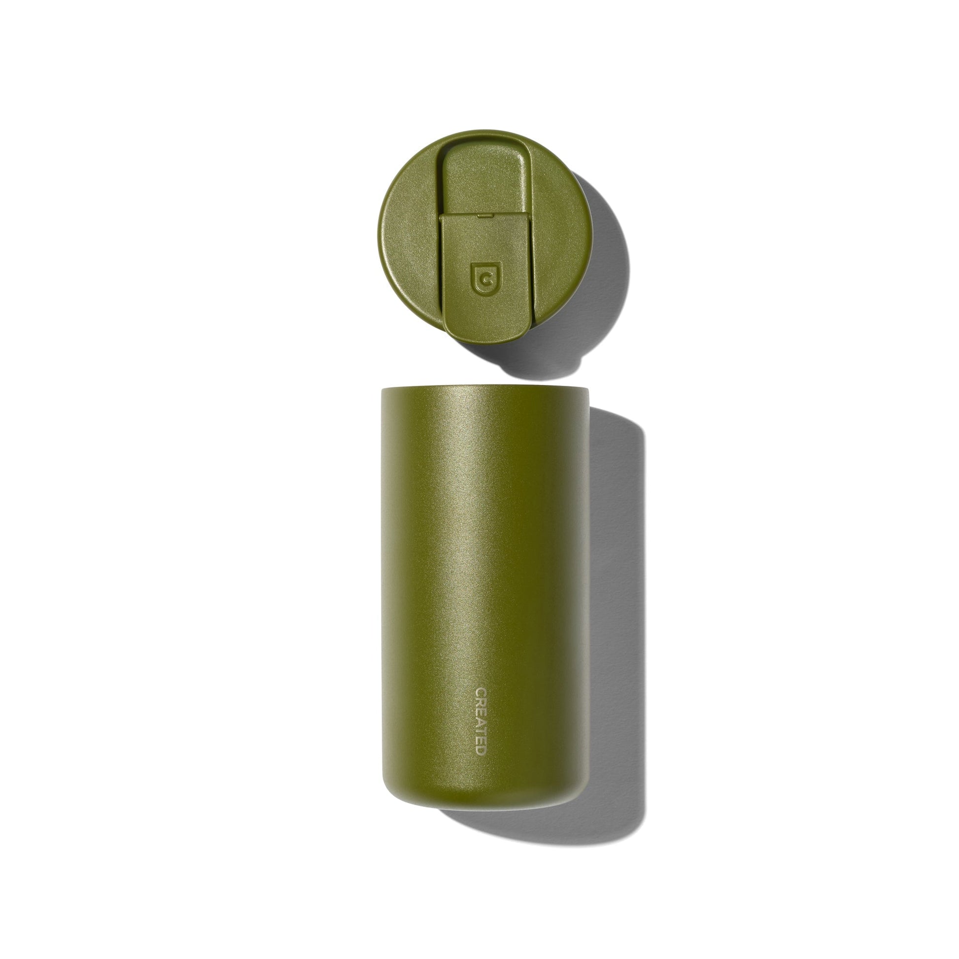 12oz Nomad Flip Tumbler - Moss Green Created Co.