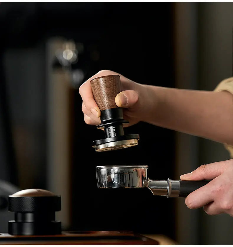 Best Espresso Tamper for Consistent Shots - Muyu Constant Force Spring Tamper Under $24 COFFEECONCEPT