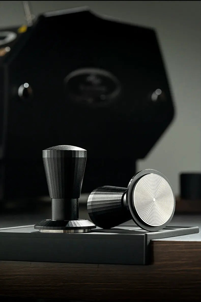 Black Myth Impact Tamper - 30LB Constant Force Spring Espresso Tamper Under $49 COFFEECONCEPT