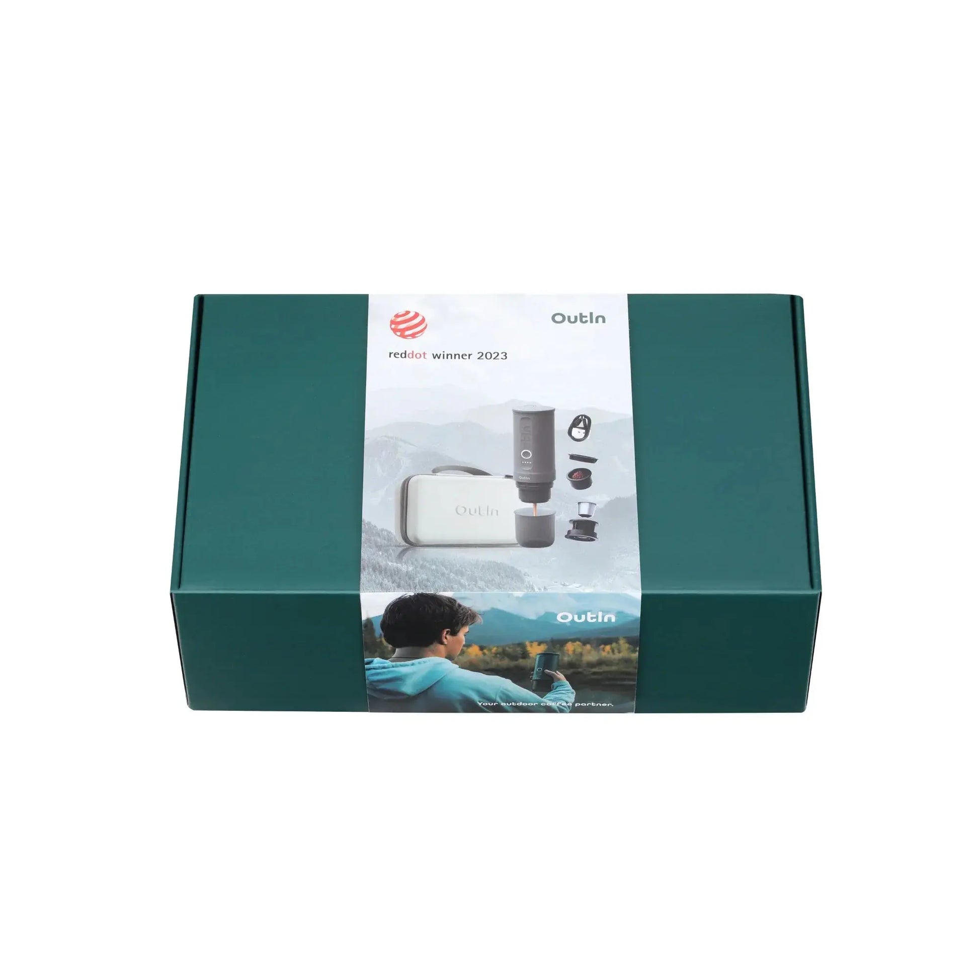 Traveler Espresso Gift Set (Forest Green) OutIn
