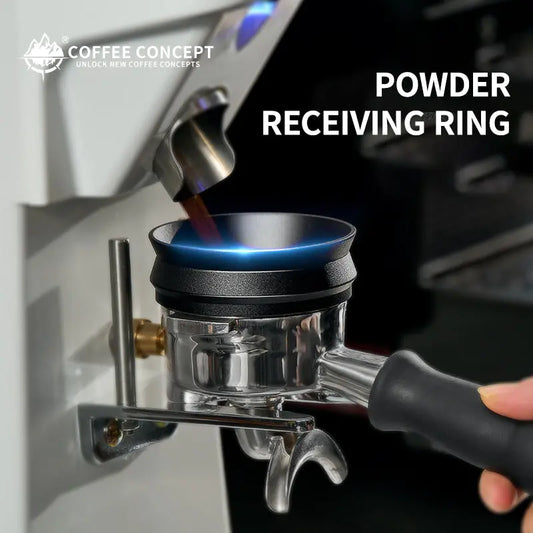Best Magnetic Dosing Ring for Espresso - Anti-Static Coffee Funnel 51/53/58mm Under $8 COFFEECONCEPT