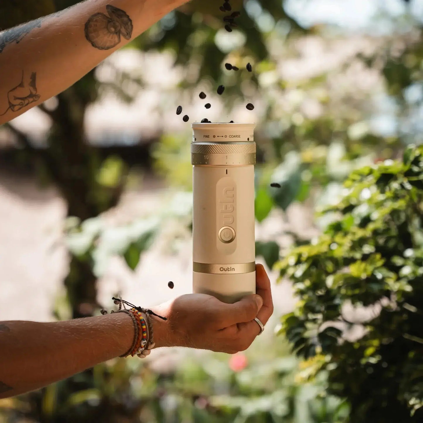 OutIn Fino Portable Electric Coffee Grinder OutIn