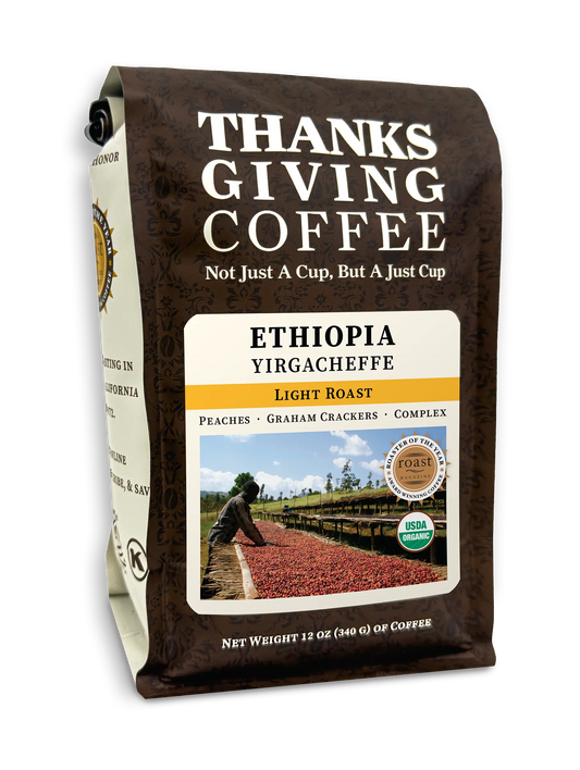 Ethiopia Yirgacheffe - Gedeb, Worka co-op Thanksgiving Coffee Company