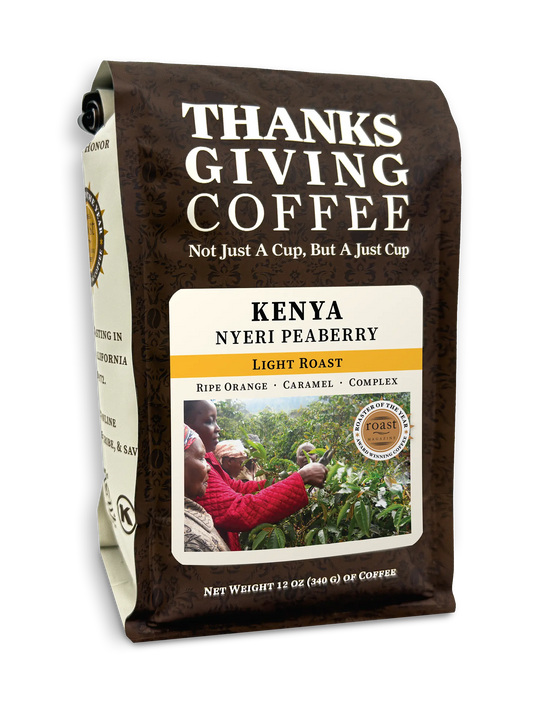 Kenya - Nyeri Peaberry Thanksgiving Coffee Company