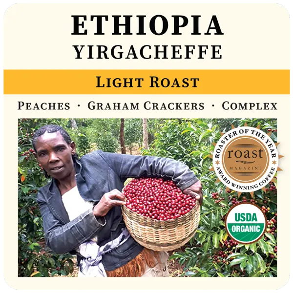 Ethiopia Yirgacheffe - Gedeb, Worka co-op Thanksgiving Coffee Company