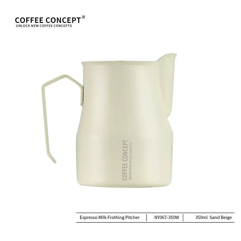 Best Milk Pitcher for Latte Art Beginners - Bell Shape 350ml/500ml Frothing Jug Under $15 COFFEECONCEPT