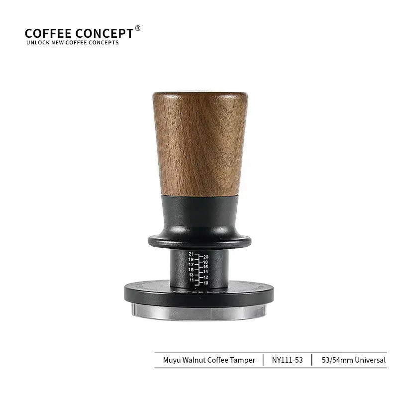 Best Espresso Tamper for Consistent Shots - Muyu Constant Force Spring Tamper Under $24 COFFEECONCEPT