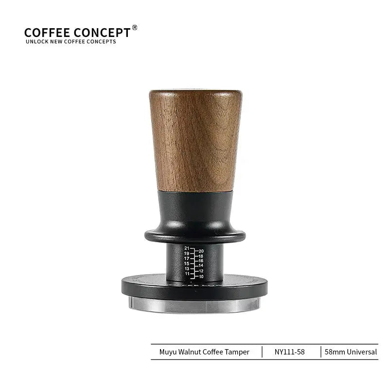 Best Espresso Tamper for Consistent Shots - Muyu Constant Force Spring Tamper Under $24 COFFEECONCEPT