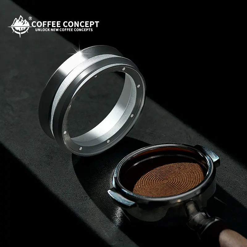 Best Magnetic Dosing Ring for Espresso - Anti-Static Coffee Funnel 51/53/58mm Under $8 COFFEECONCEPT