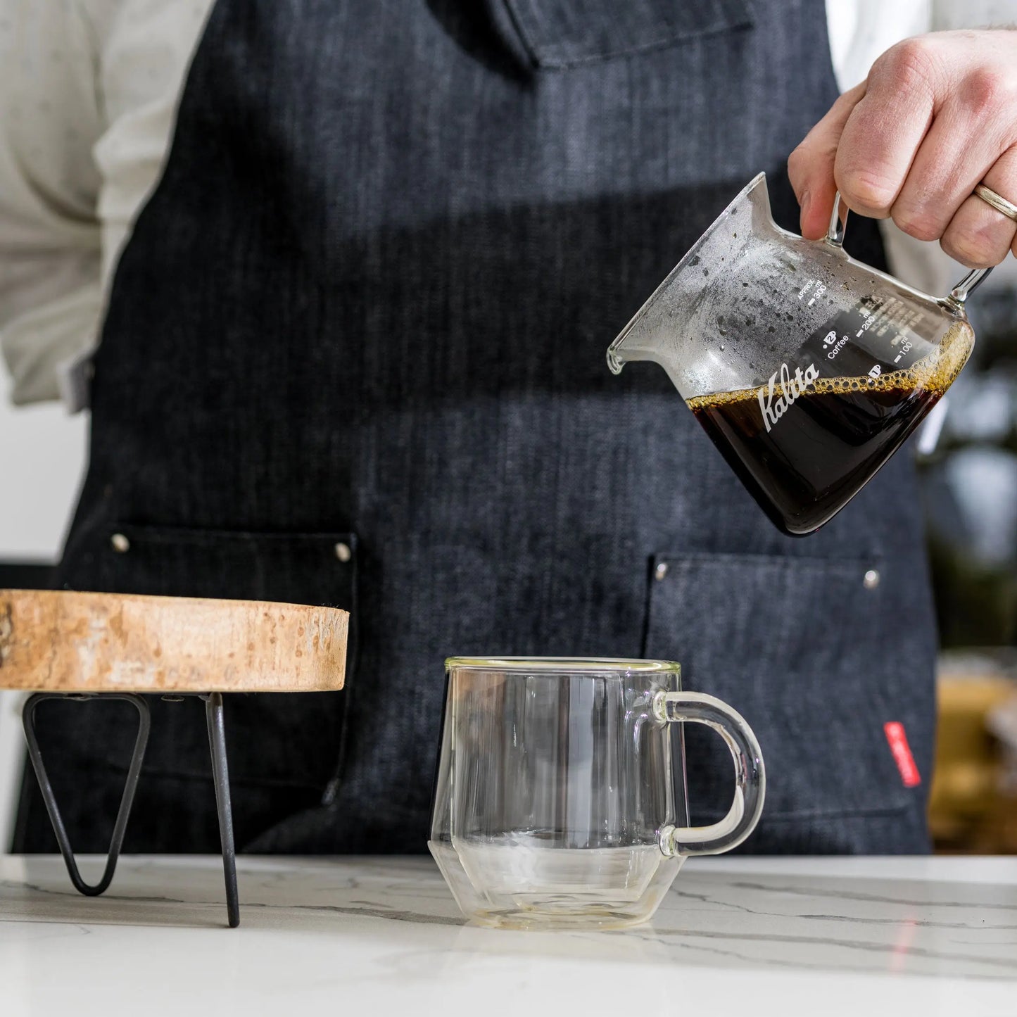 Kalita Wave Glass Coffee Server - 300ml Espresso Parts
