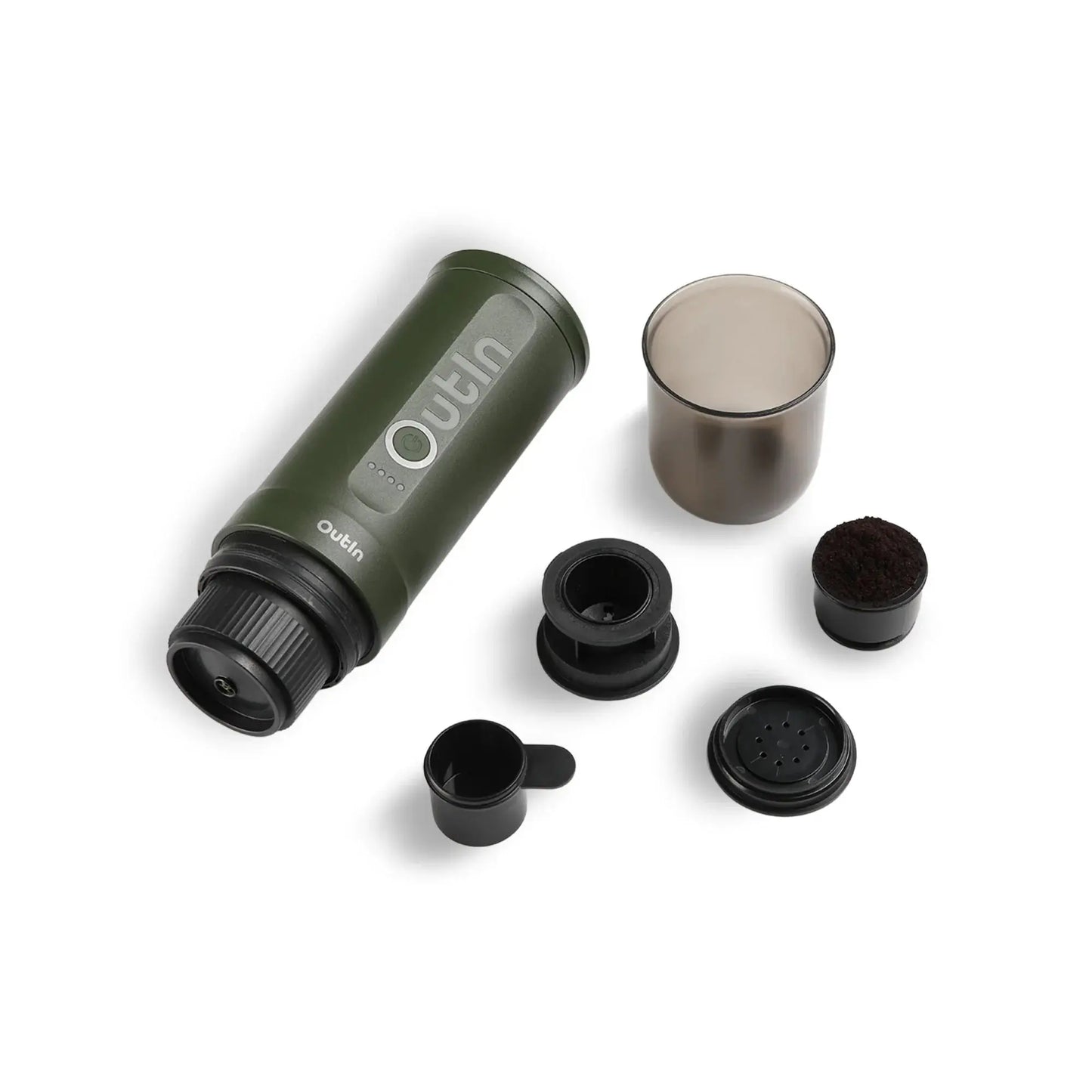 Traveler Espresso Gift Set (Forest Green) OutIn