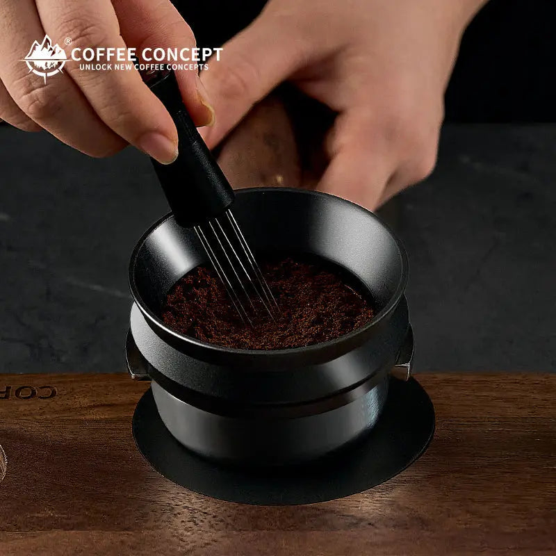Best Magnetic Dosing Ring for Espresso - Anti-Static Coffee Funnel 51/53/58mm Under $8 COFFEECONCEPT