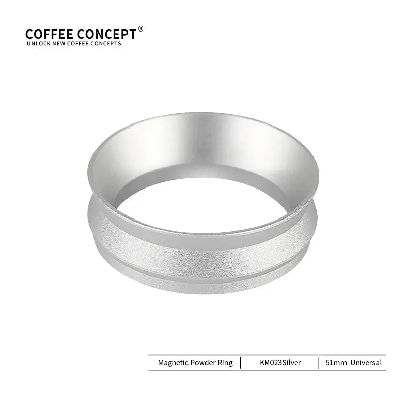 Best Magnetic Dosing Ring for Espresso - Anti-Static Coffee Funnel 51/53/58mm Under $8 COFFEECONCEPT