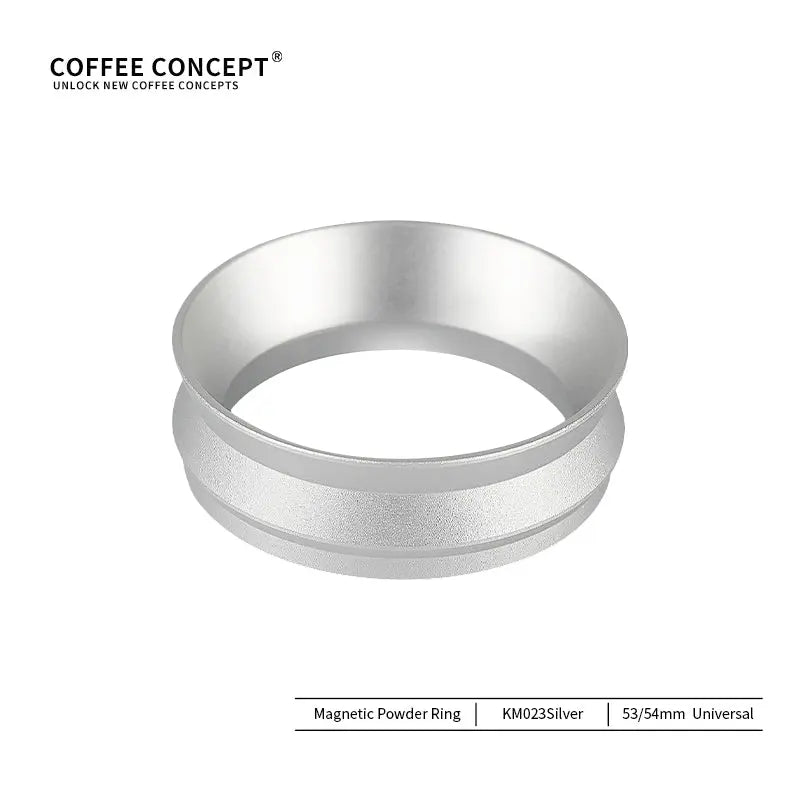 Best Magnetic Dosing Ring for Espresso - Anti-Static Coffee Funnel 51/53/58mm Under $8 COFFEECONCEPT