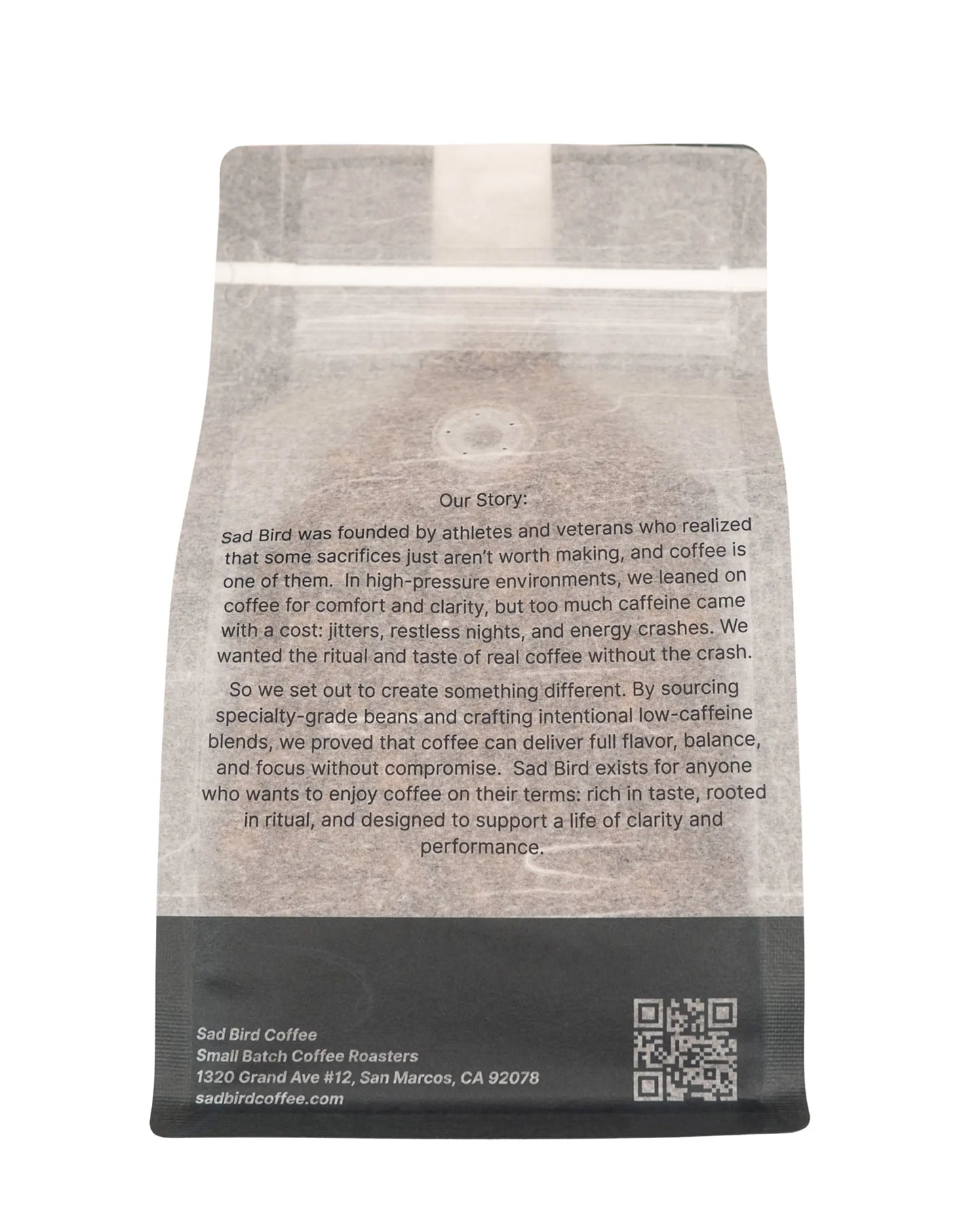 FLOW STATE · Quarter Caff · Medium Roast Sad Bird Coffee