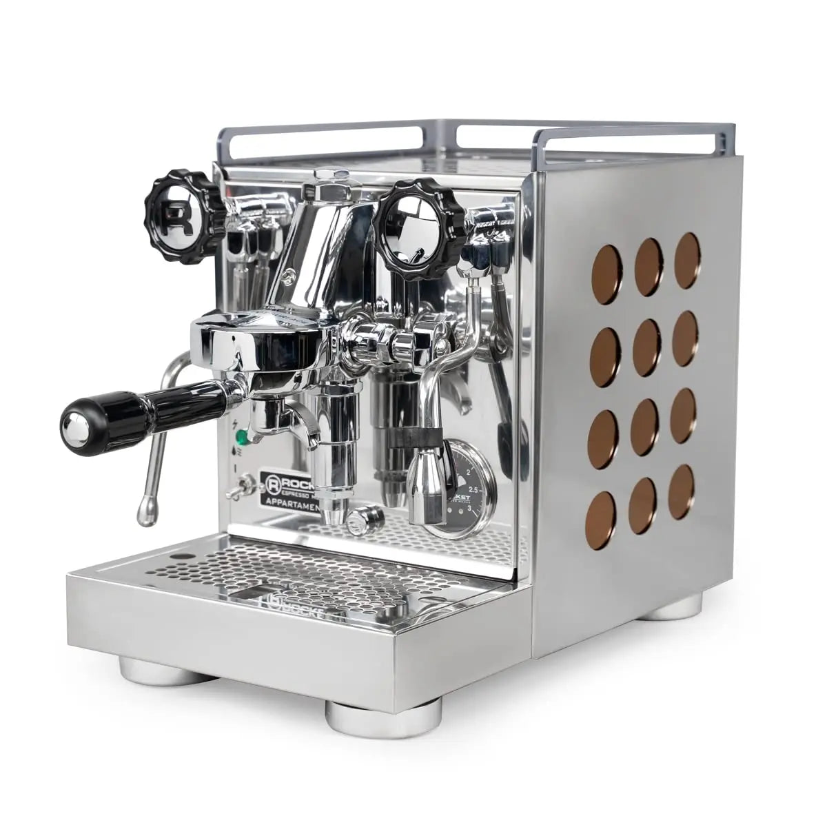 Rocket Espresso Appartamento Espresso Machine | E61 | Heat Exchanger | White Mt. Diablo Coffee and Gear
