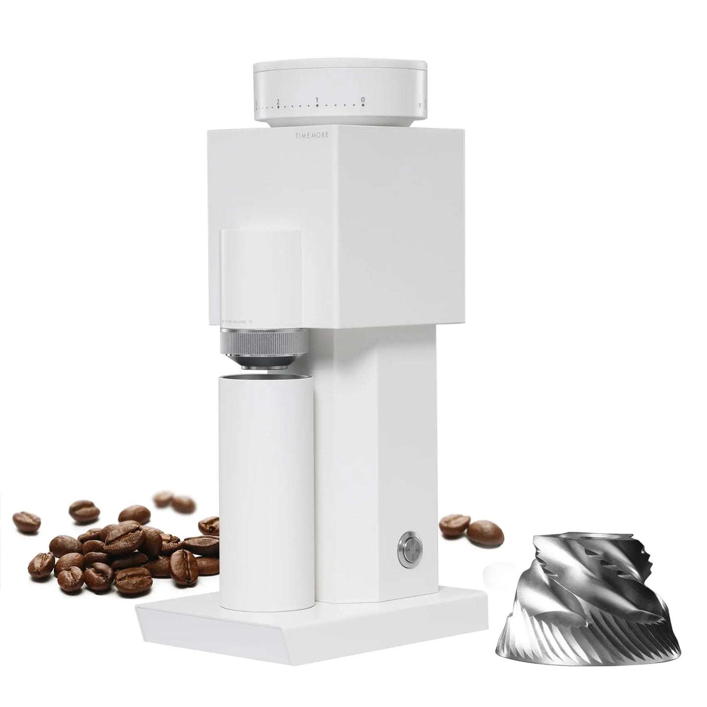 TIMEMORE Bricks 01S Electric Coffee Grinder, 150 Adjustable Settings, High-Performance Motor for Consistent Grind, Stainless Steel Easy Clean Design, Perfect for Espresso Pour-Over French Press, Black Mt. Diablo Coffee and Gear