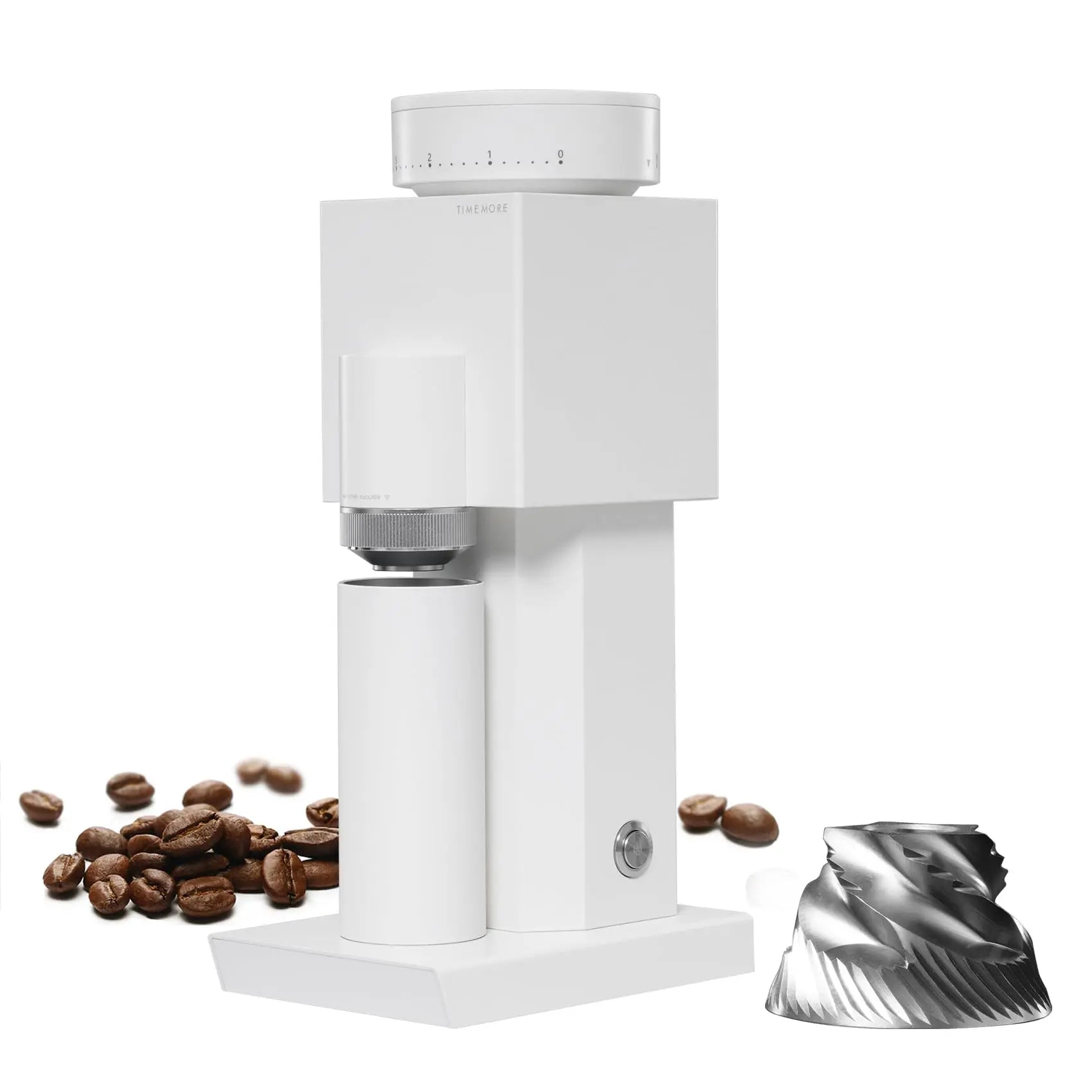 TIMEMORE Bricks 01S Electric Coffee Grinder, 150 Adjustable Settings, High-Performance Motor for Consistent Grind, Stainless Steel Easy Clean Design, Perfect for Espresso Pour-Over French Press, Black Mt. Diablo Coffee and Gear