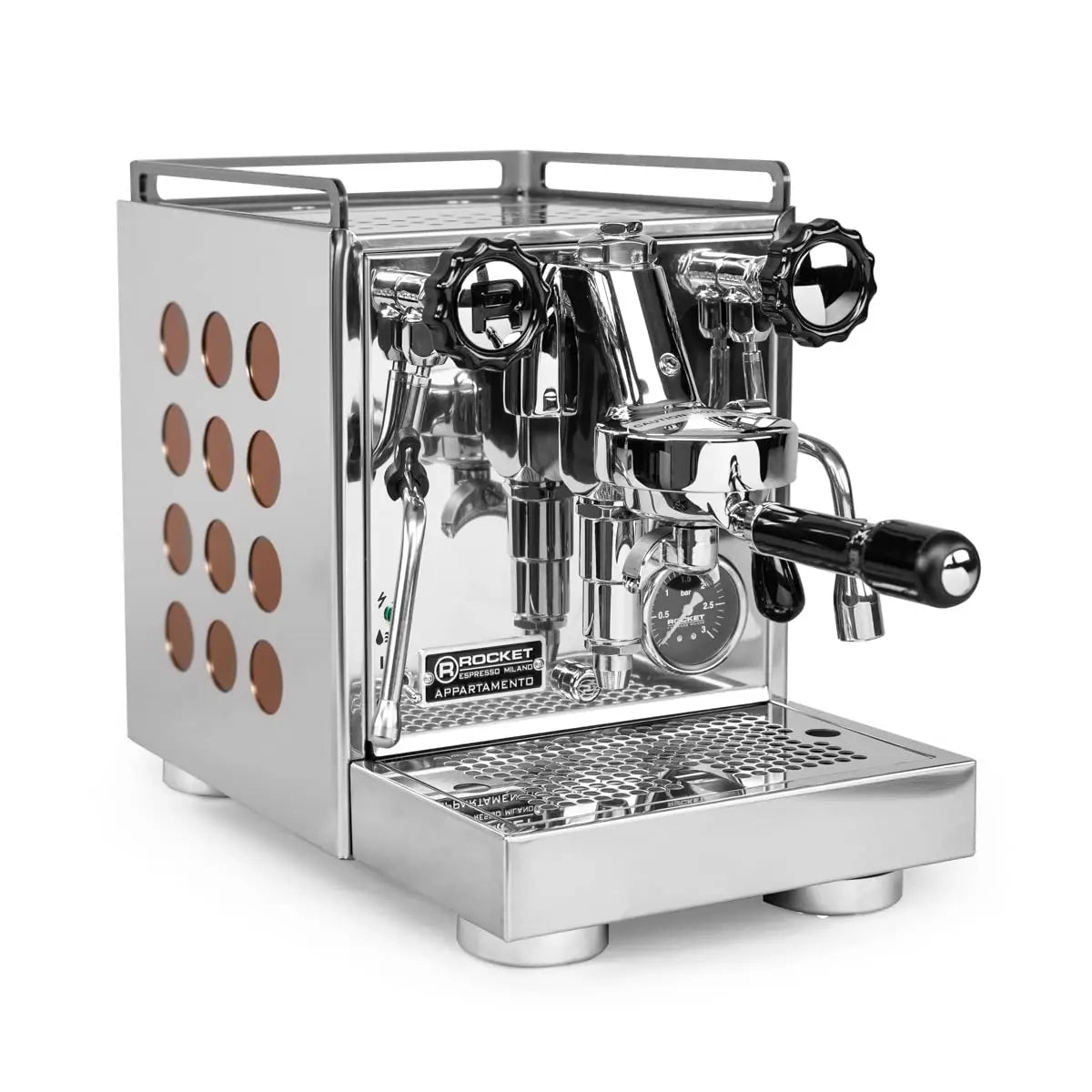 Rocket Espresso Appartamento Espresso Machine | E61 | Heat Exchanger | White Mt. Diablo Coffee and Gear