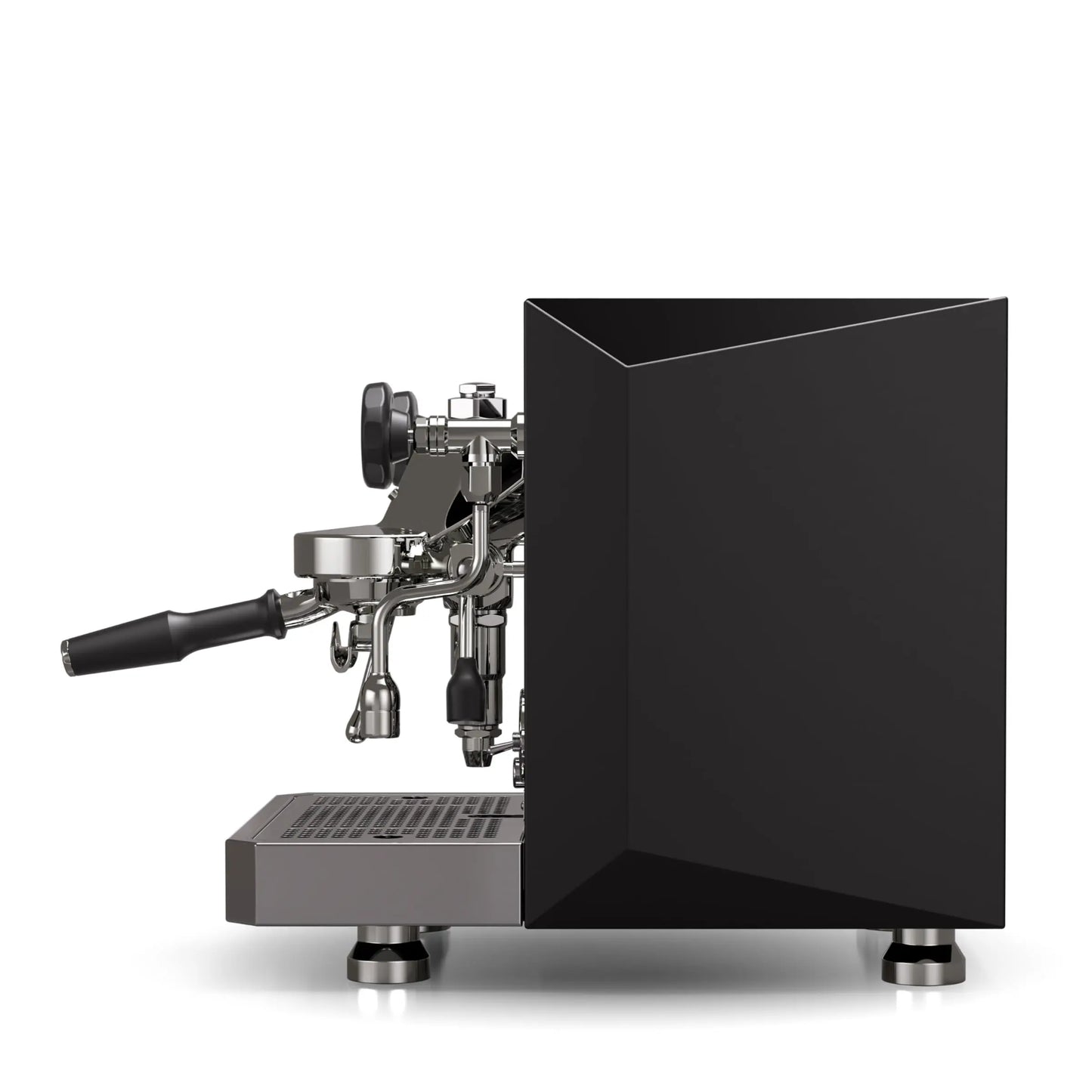 Rocket Espresso Mozzafiato FAST V Espresso Machine | Vibratory Pump | Heat Exchanger | PID Temperature Control | (Black) Mt. Diablo Coffee and Gear