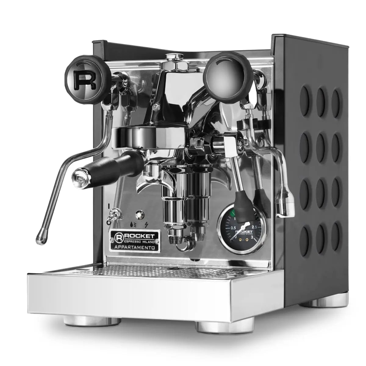 Rocket Espresso Appartamento TCA Espresso Machine (Black/Black) Mt. Diablo Coffee and Gear