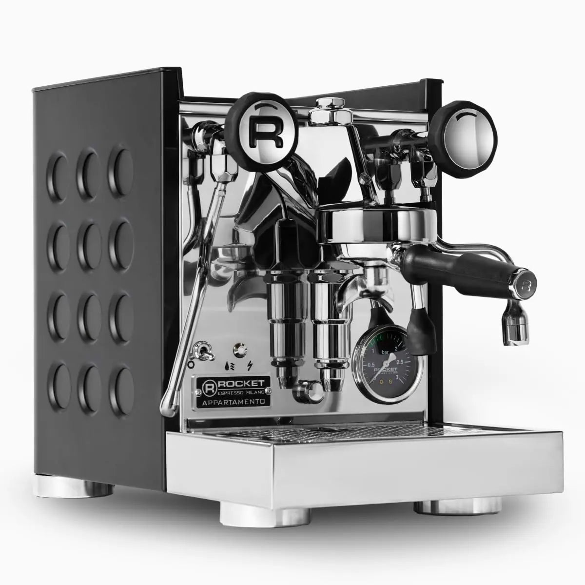 Rocket Espresso Appartamento TCA Espresso Machine (Black/Black) Mt. Diablo Coffee and Gear