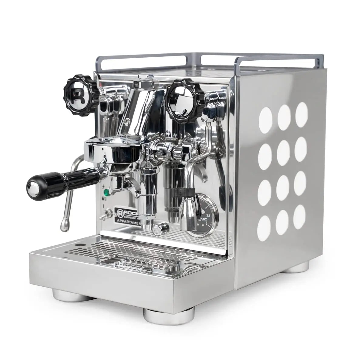 Rocket Espresso Appartamento Espresso Machine | E61 | Heat Exchanger | White Mt. Diablo Coffee and Gear