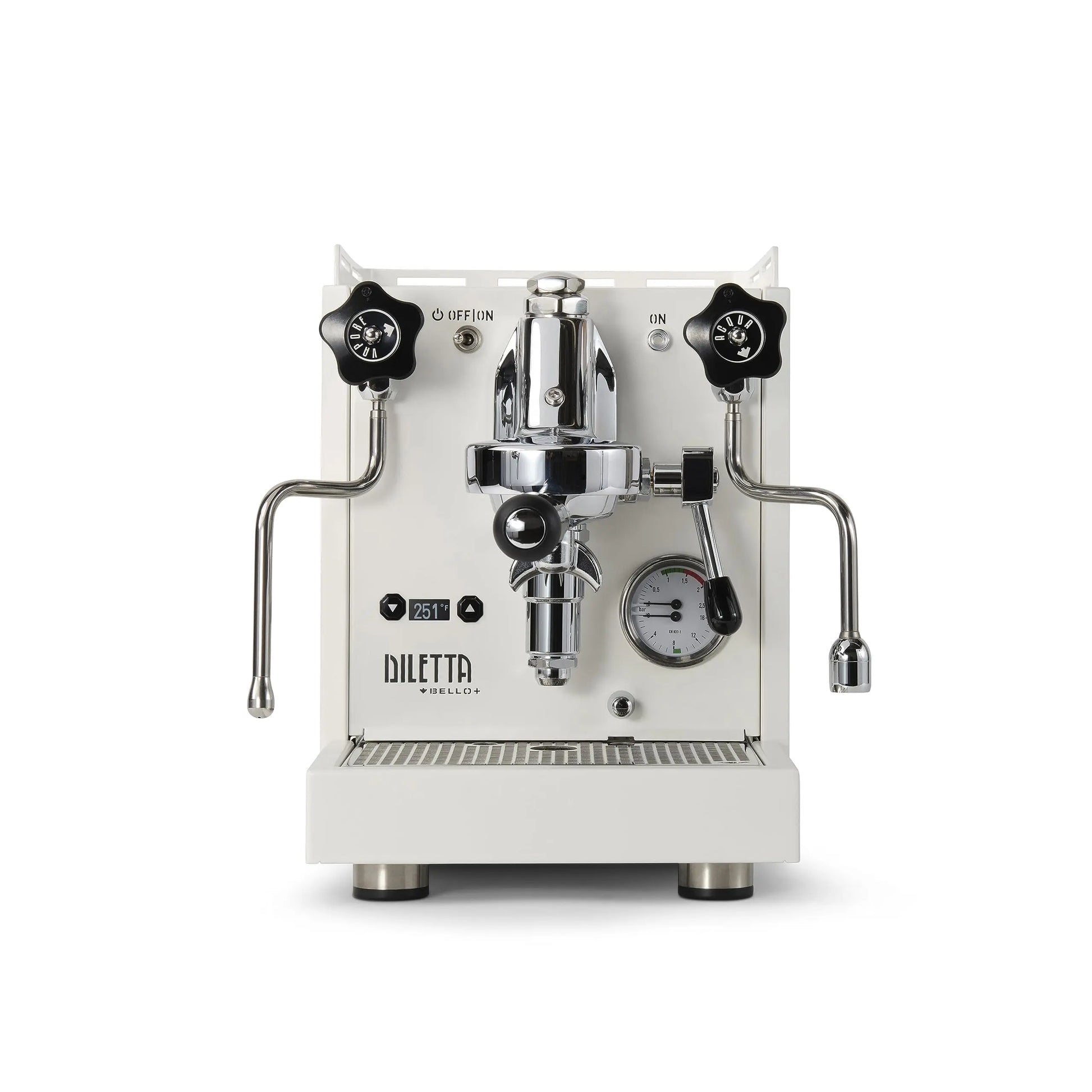 Diletta Bello+ Espresso Machine | E61 | PID Temperature Control | Shot Timer | Programmable Preinfusion | Handmade In Italy (Black) Mt. Diablo Coffee and Gear