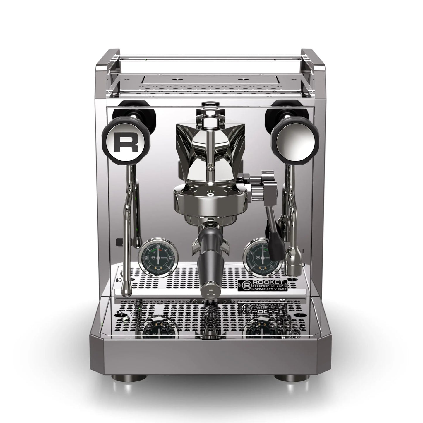 Rocket Espresso Mozzafiato FAST V Espresso Machine | Vibratory Pump | Heat Exchanger | PID Temperature Control | (Black) Mt. Diablo Coffee and Gear