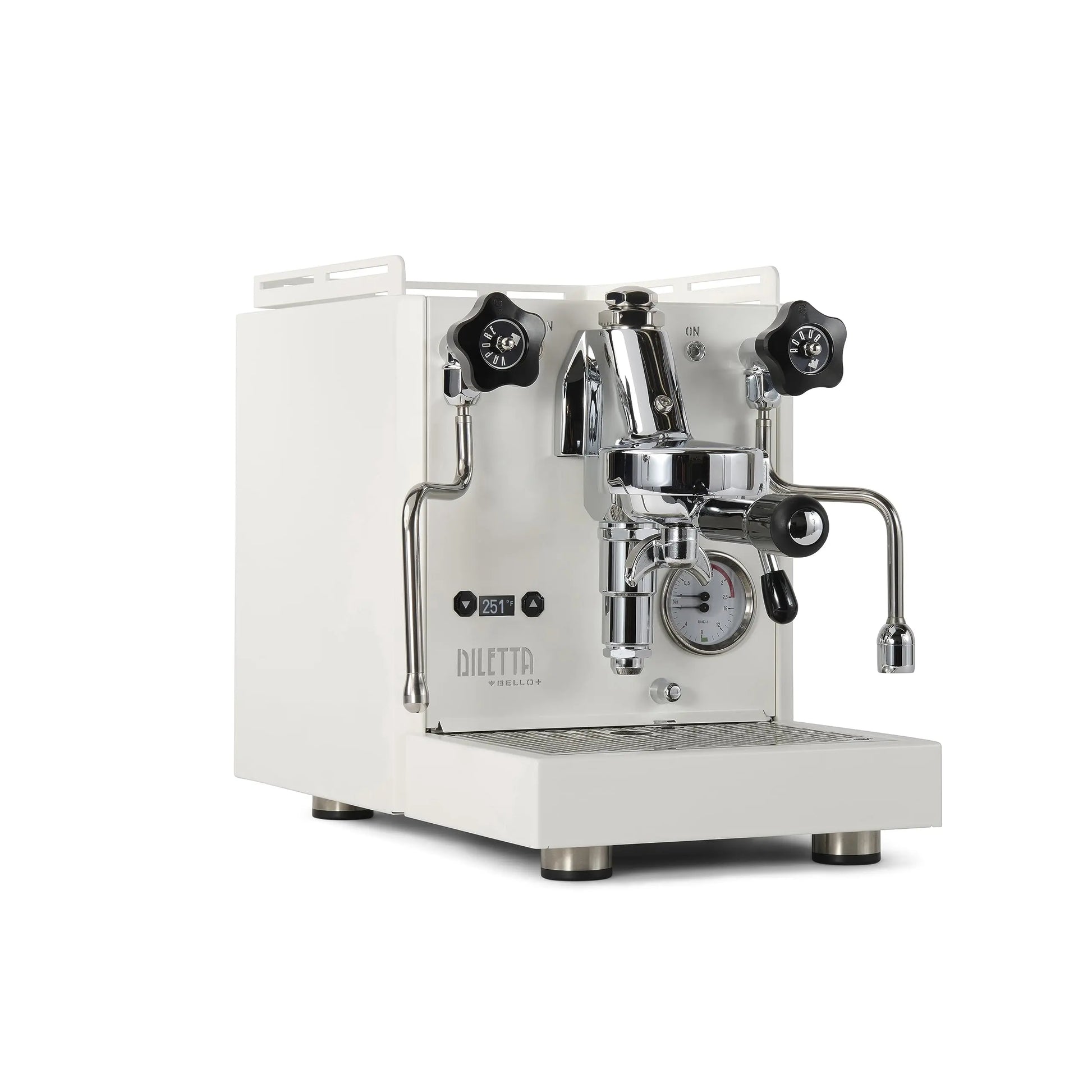 Diletta Bello+ Espresso Machine | E61 | PID Temperature Control | Shot Timer | Programmable Preinfusion | Handmade In Italy (Black) Mt. Diablo Coffee and Gear