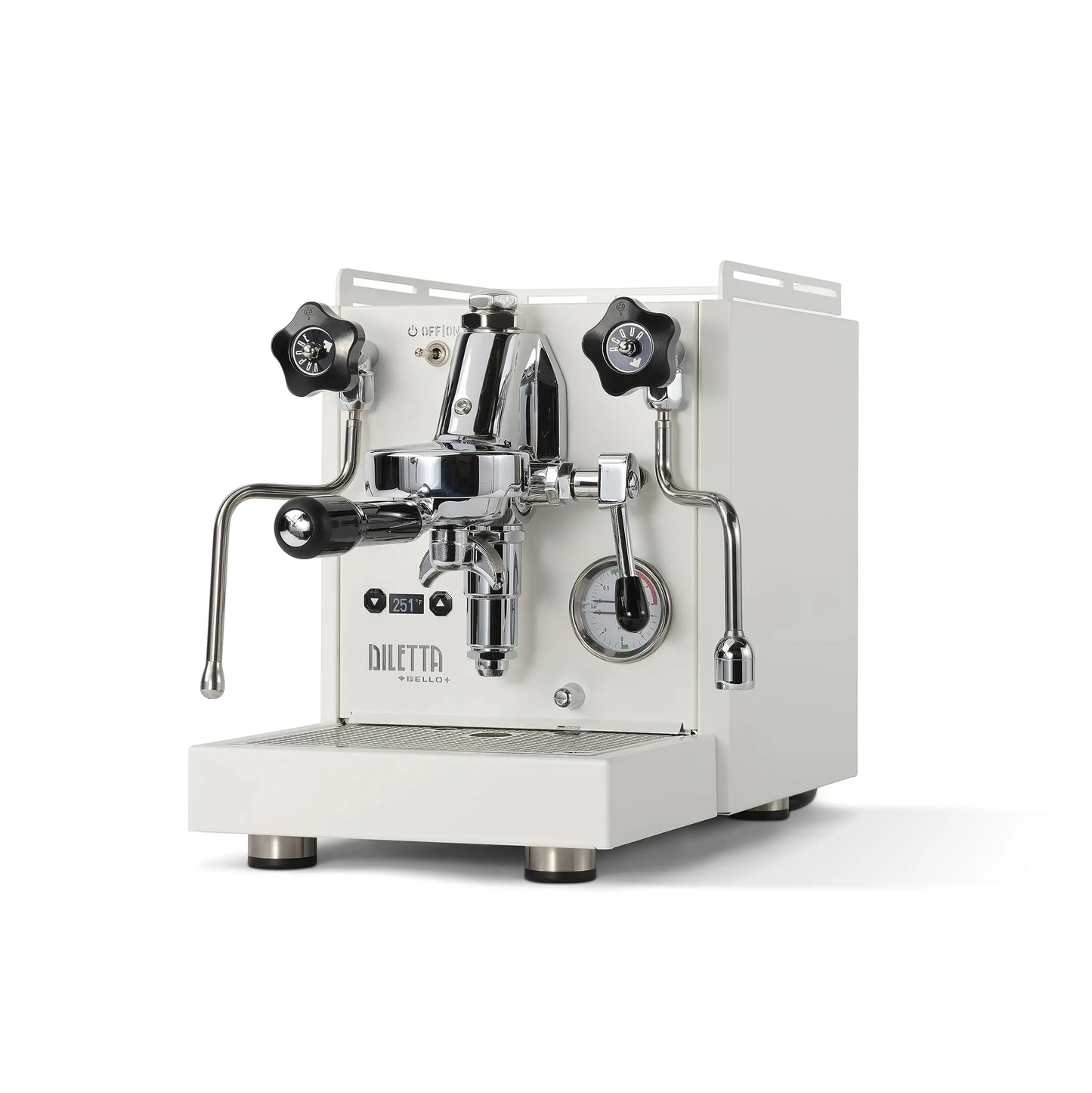 Diletta Bello+ Espresso Machine | E61 | PID Temperature Control | Shot Timer | Programmable Preinfusion | Handmade In Italy (Black) Mt. Diablo Coffee and Gear