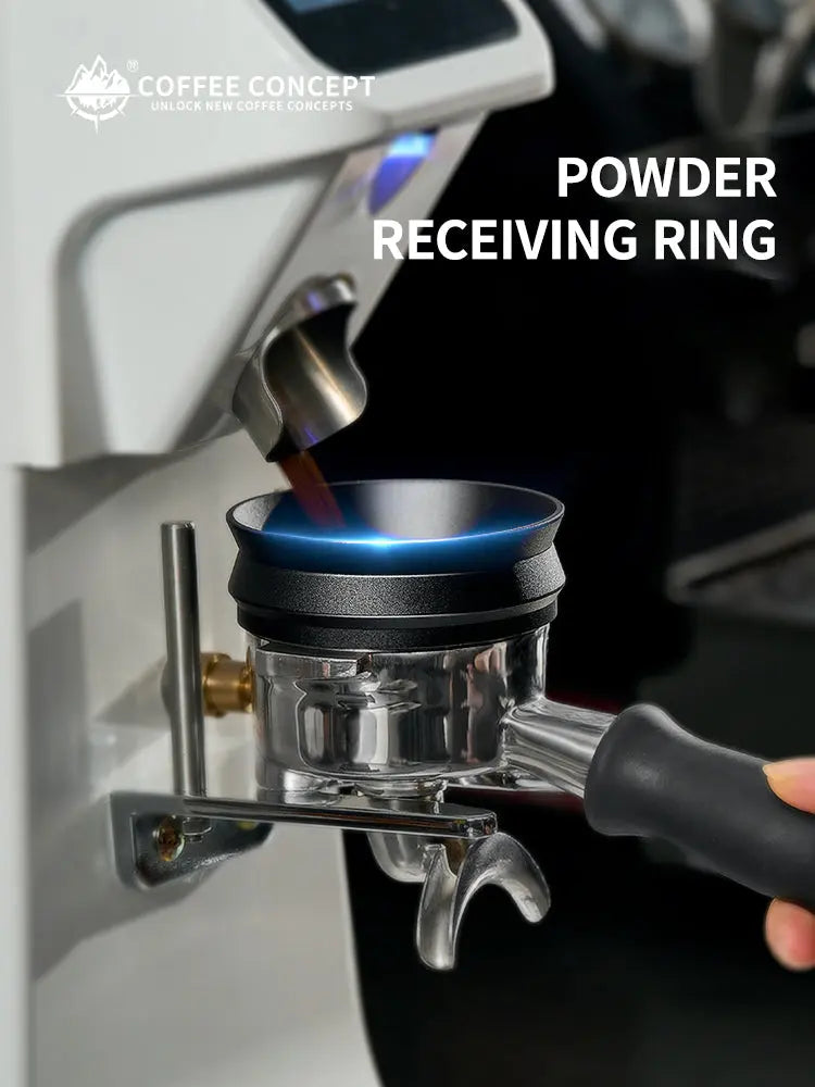 Best Magnetic Dosing Ring for Espresso - Anti-Static Coffee Funnel 51/53/58mm Under $8 COFFEECONCEPT
