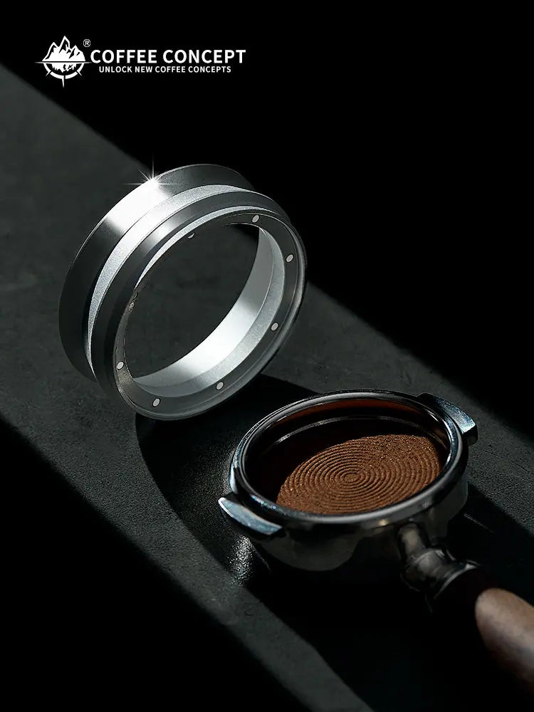 Best Magnetic Dosing Ring for Espresso - Anti-Static Coffee Funnel 51/53/58mm Under $8 COFFEECONCEPT