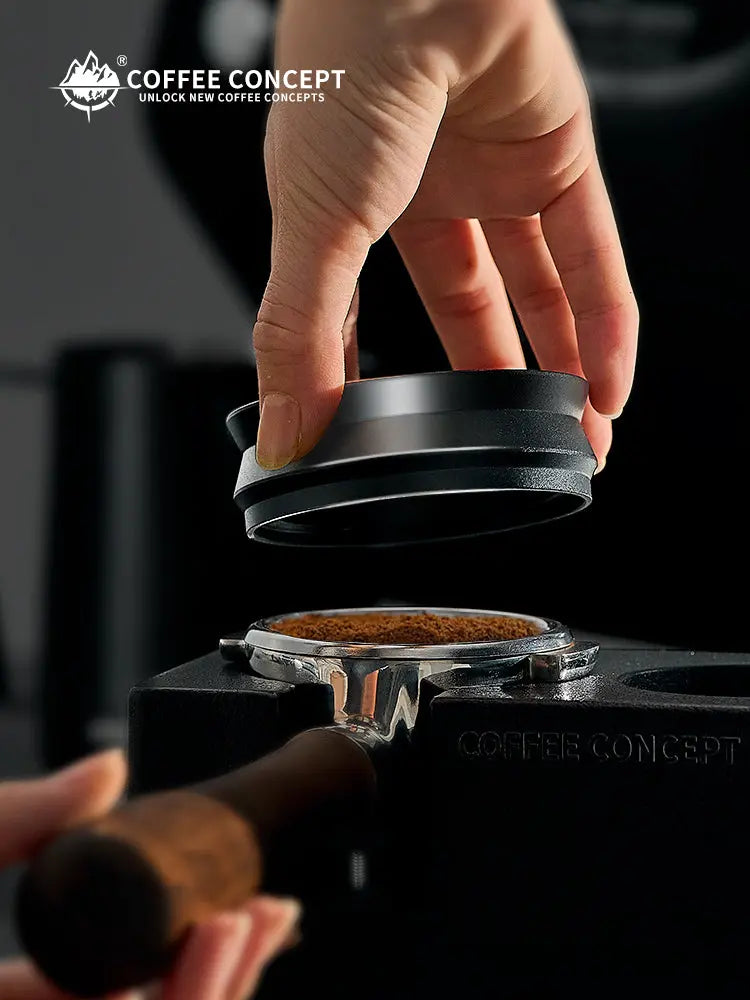 Best Magnetic Dosing Ring for Espresso - Anti-Static Coffee Funnel 51/53/58mm Under $8 COFFEECONCEPT