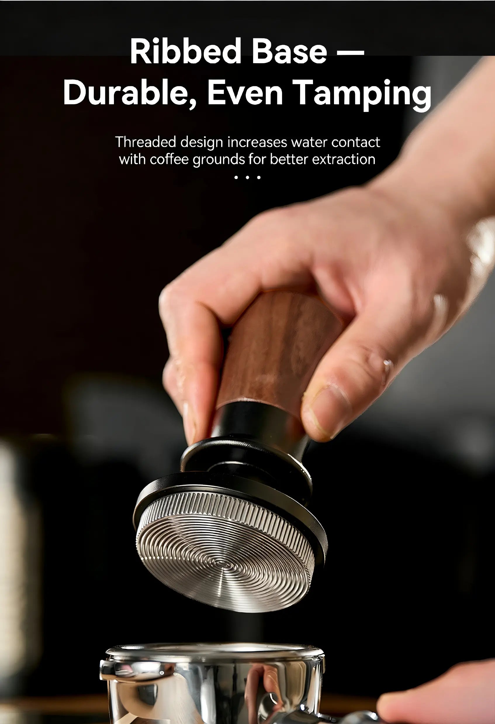 Best Espresso Tamper for Consistent Shots - Muyu Constant Force Spring Tamper Under $24 COFFEECONCEPT