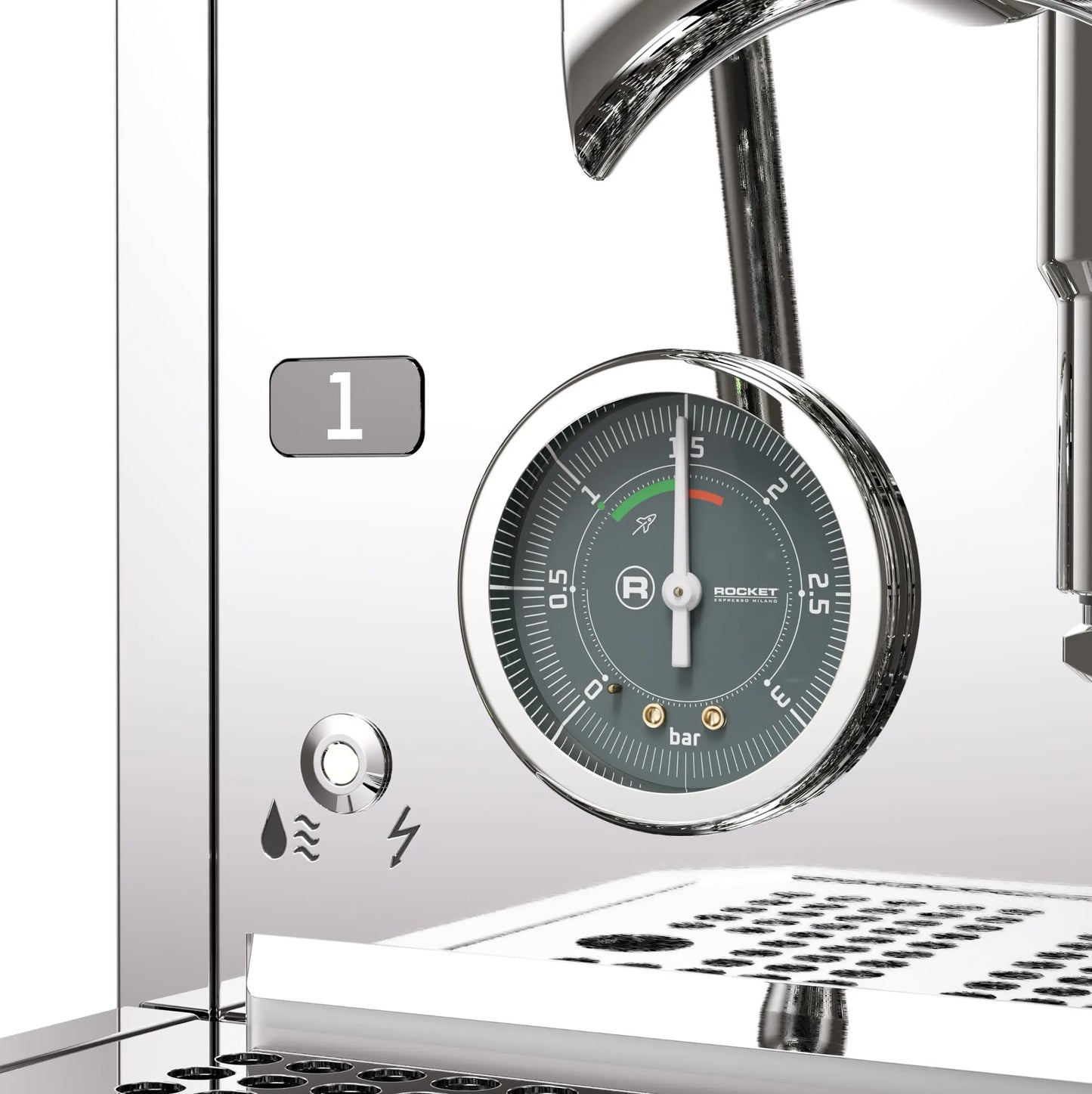 Rocket Espresso Mozzafiato FAST V Espresso Machine | Vibratory Pump | Heat Exchanger | PID Temperature Control | (Black) Mt. Diablo Coffee and Gear