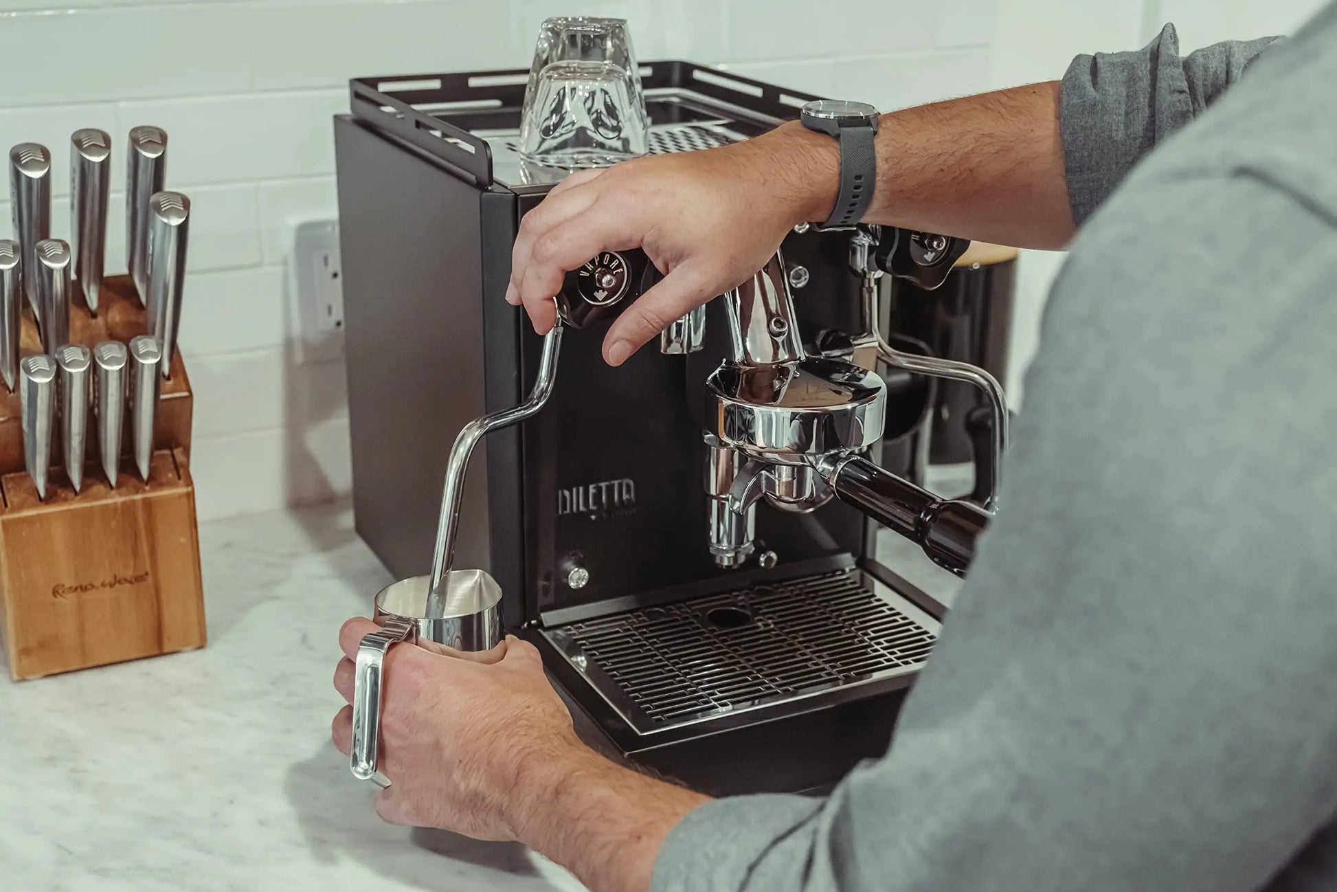 Diletta Bello Espresso Machine (Black) Mt. Diablo Coffee and Gear
