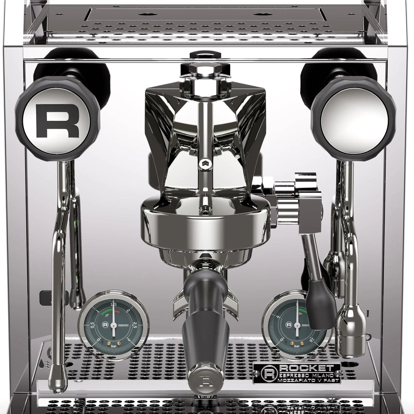 Rocket Espresso Mozzafiato FAST V Espresso Machine | Vibratory Pump | Heat Exchanger | PID Temperature Control | (Black) Mt. Diablo Coffee and Gear