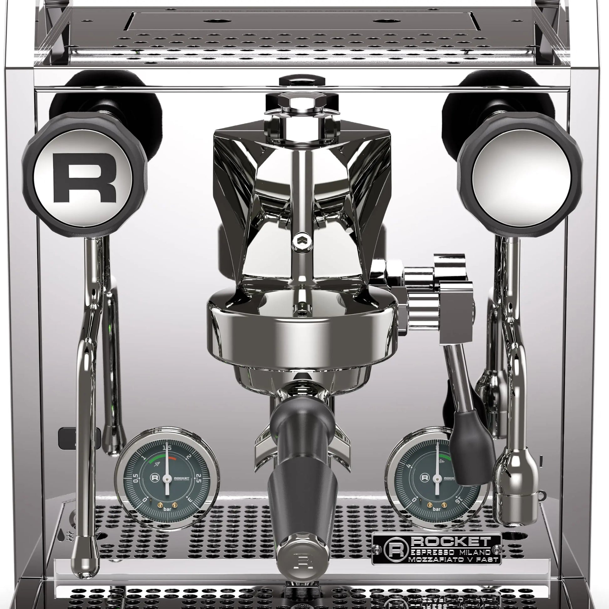 Rocket Espresso Mozzafiato FAST V Espresso Machine | Vibratory Pump | Heat Exchanger | PID Temperature Control | (Black) Mt. Diablo Coffee and Gear