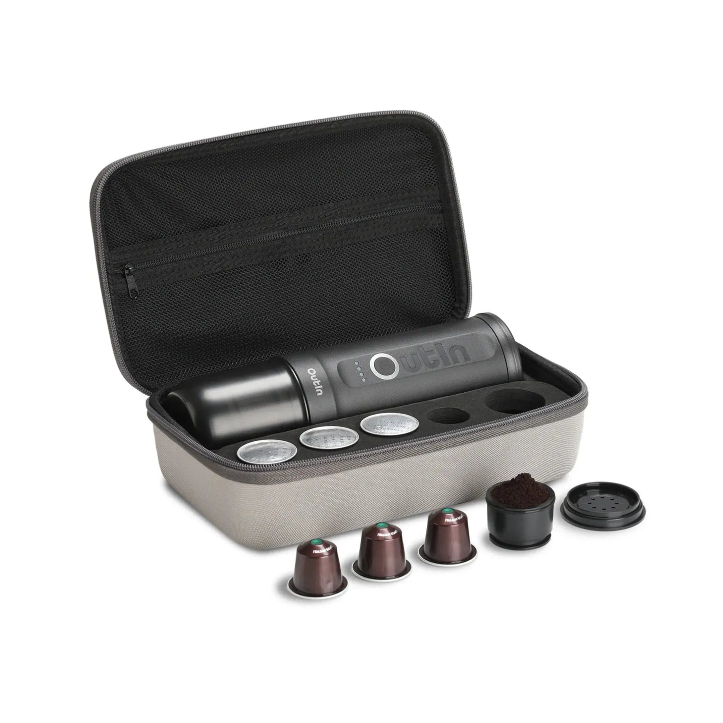 Traveler Espresso Gift Set (Space Grey) OutIn
