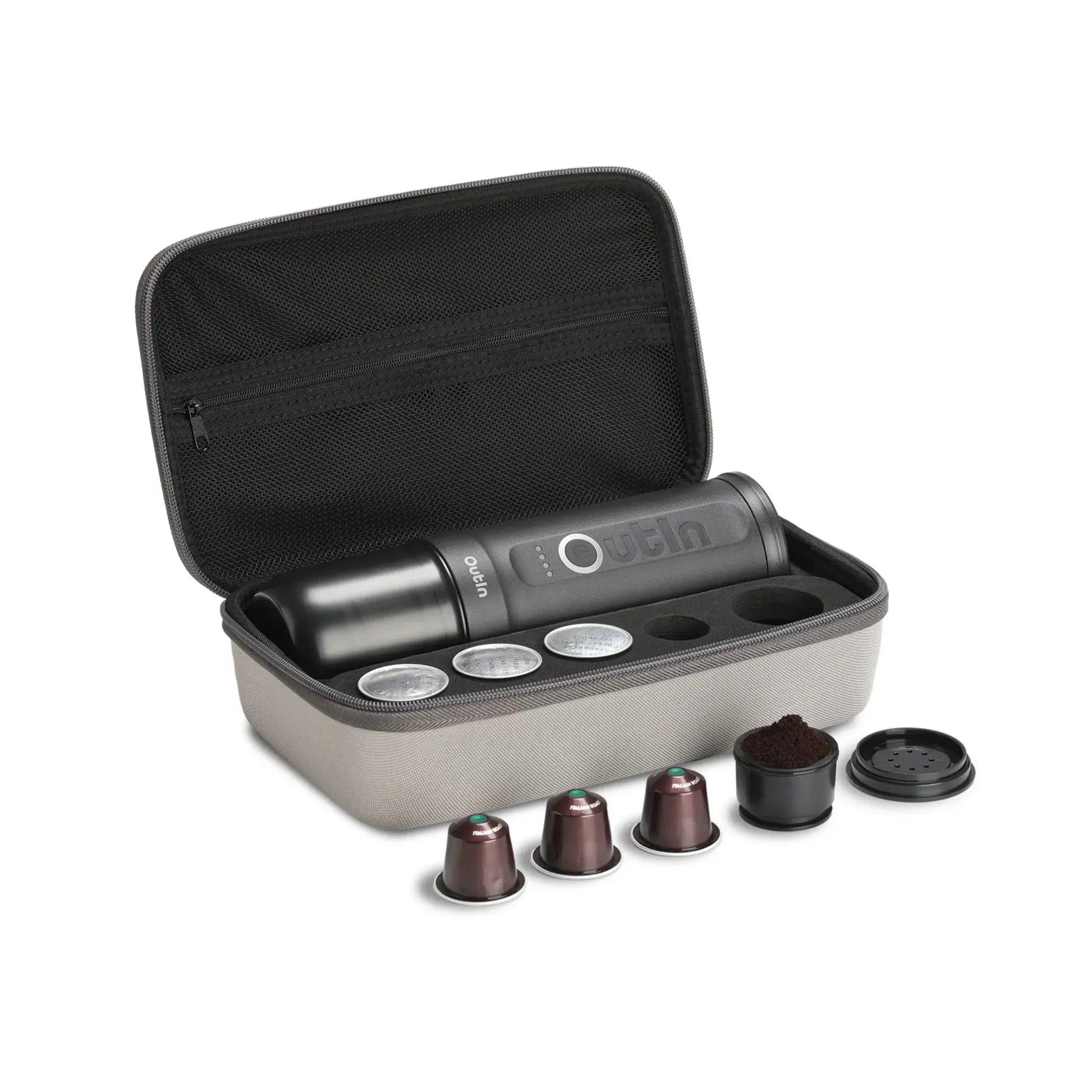Traveler Espresso Gift Set (Space Grey) OutIn