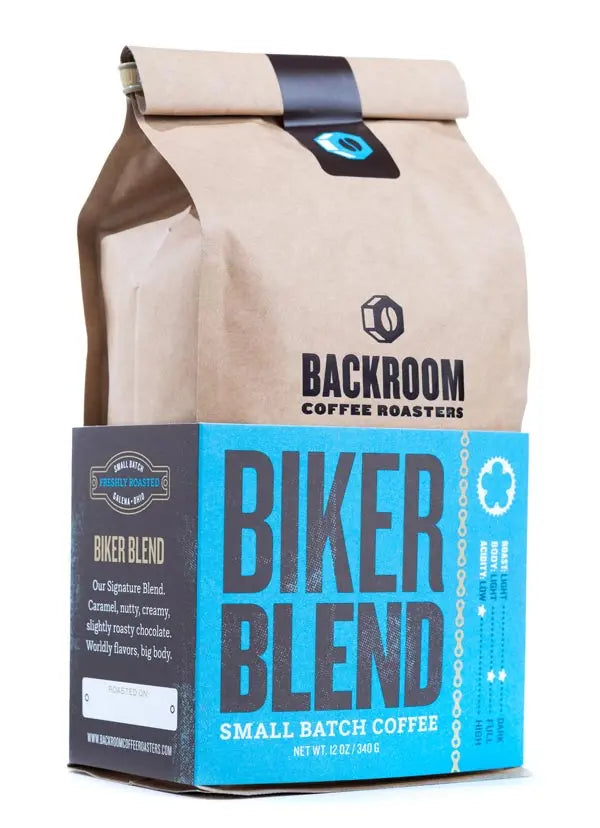 Biker Blend Backroom Coffee Roasters